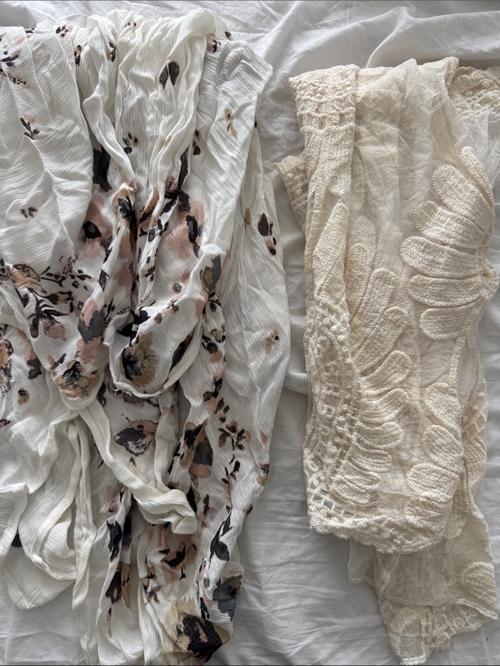 Women’s Floral & Lace bundle of cover ups size small and medium